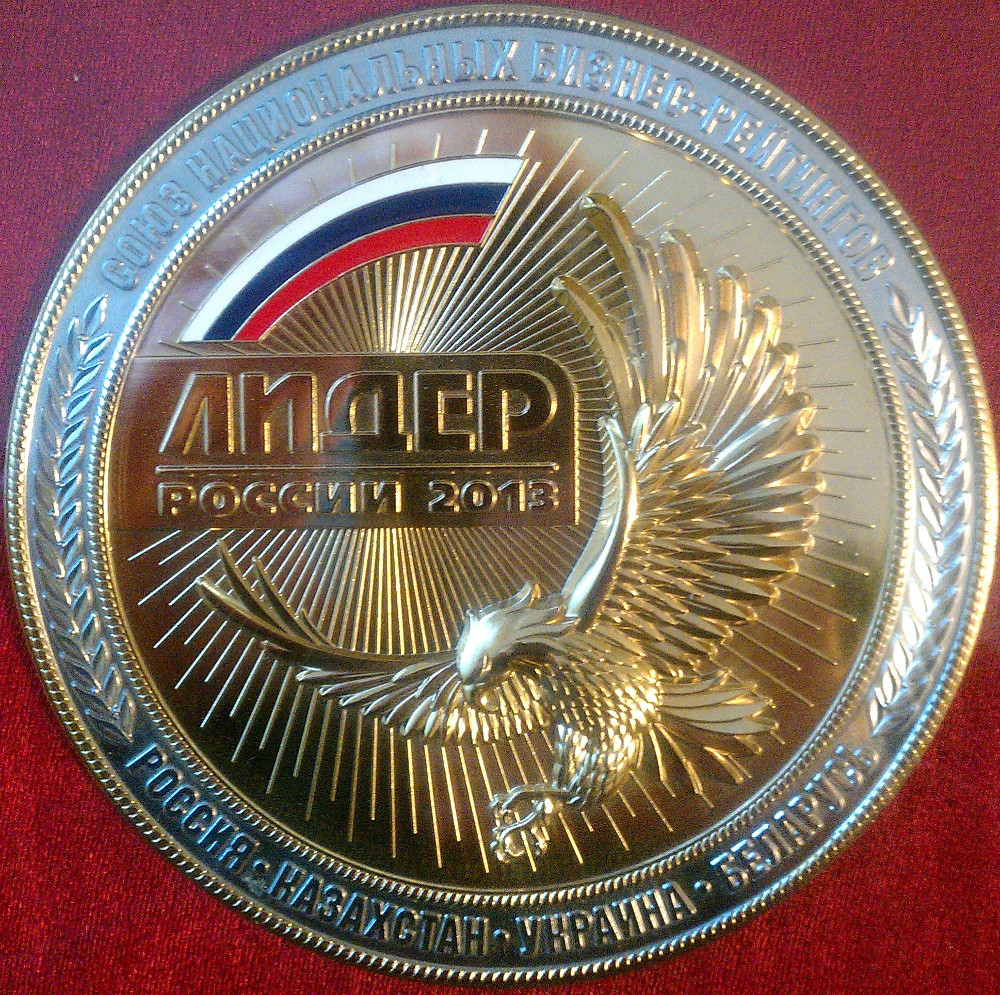 Лидер России 2013 - Медаль
